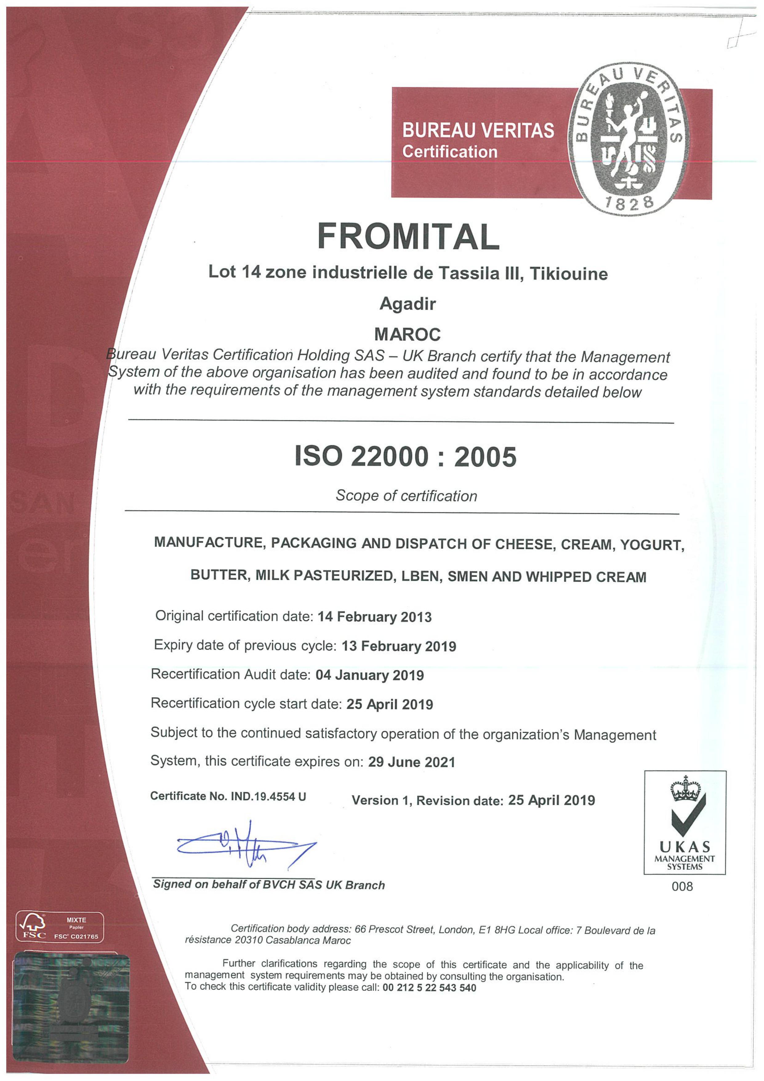 Certification 2